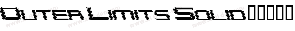 Outer Limits Solid字体转换